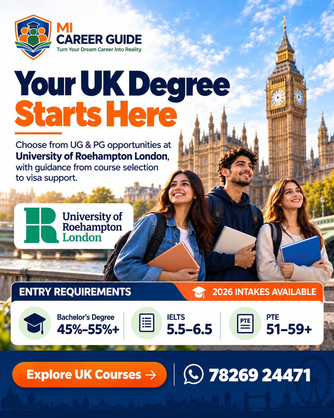Your UK Degree Starts Here in London - MI Career Guide